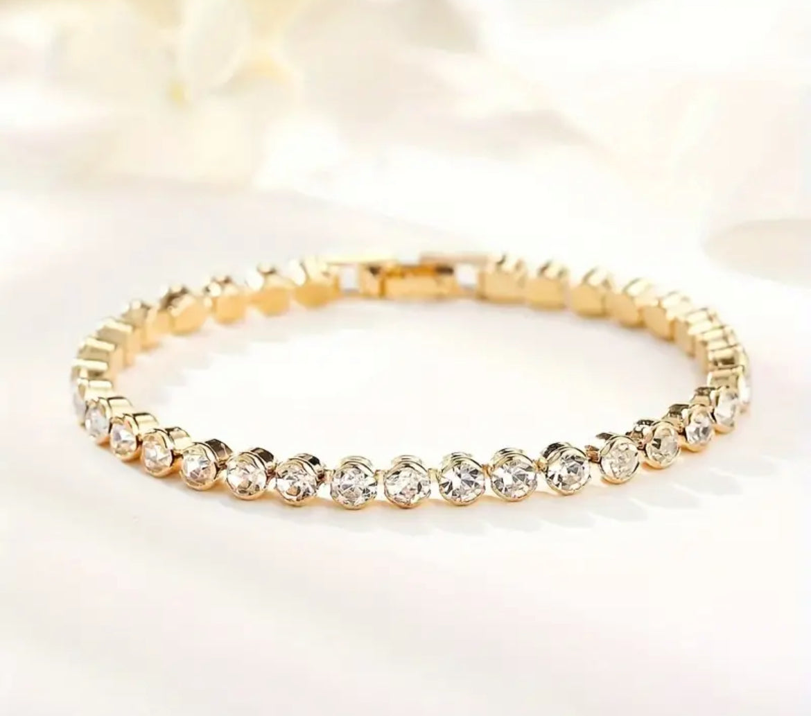 Diamond Tennis Bracelet GOLD